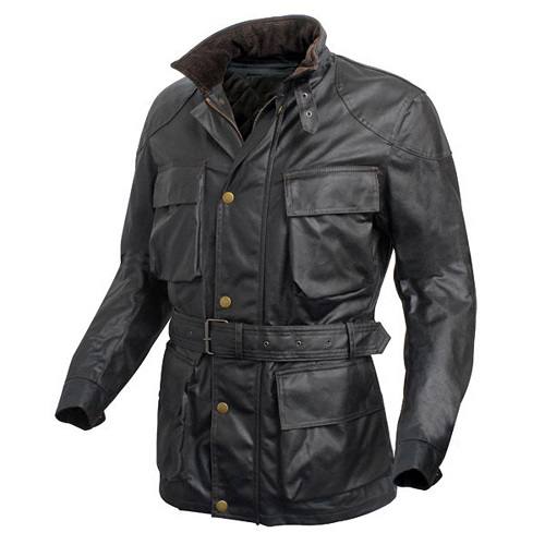 MEN’S LONG LEATHER COAT BLACK SI-342 - Image 3
