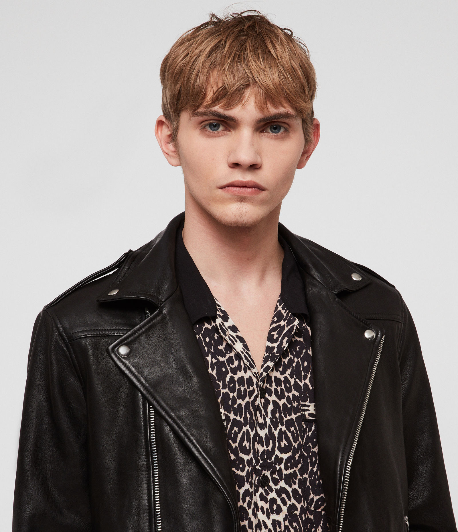 MANOR LEATHER BIKER JACKET SI-139