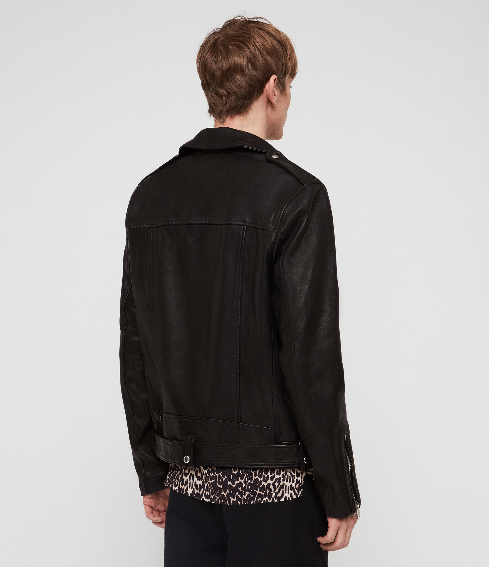 MANOR LEATHER BIKER JACKET SI-139 - Image 4