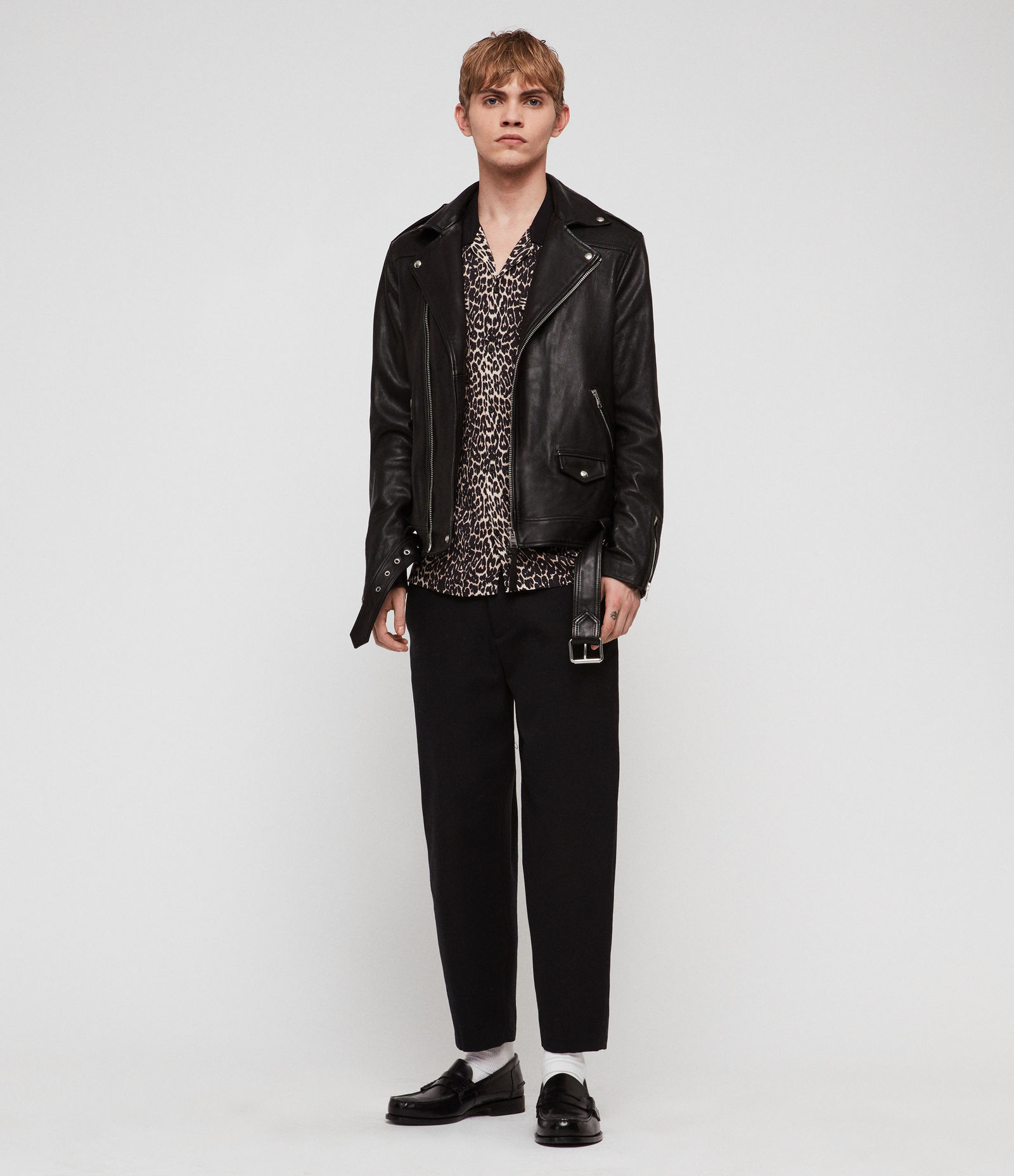 MANOR LEATHER BIKER JACKET SI-139 - Image 5