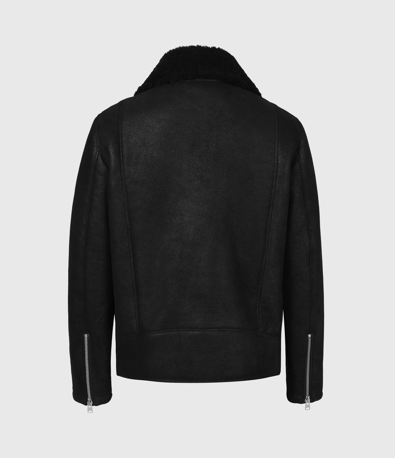 TERRO SHEARLING BIKER JACKET SI-146 - Image 4