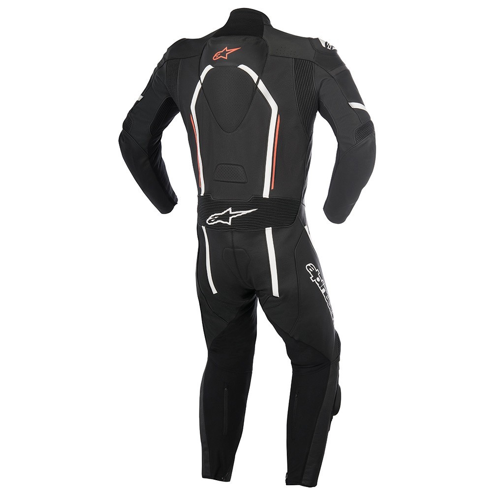 ALPINESTARS MENS MOTEGI-V2 1 PIECE RACE SUIT - BLACK / WHITE / RED SI-708 - Image 3