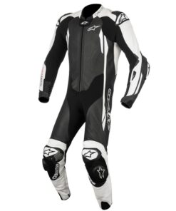 Alternative view of ALPINESTARS MENS GP TECH-V2 1 PIECE RACE SUIT - BLACK / WHITE SI-707