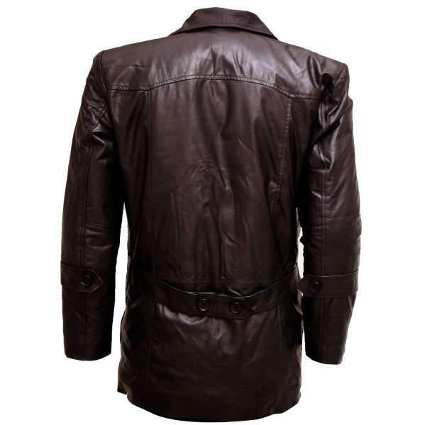 Liam Neeson Taken Bryan Mills Brown Leather Jacket SI-124 - Image 3