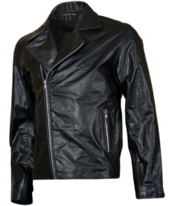 Alternative view of Nicolas Cage Ghost Rider Biker Black Leather Jacket SI-127