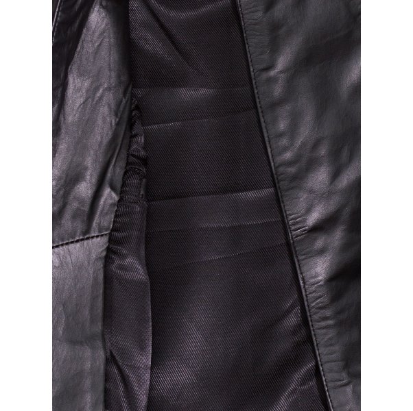 Timeless Black Women Designer Leather Jacket SI-503 - Image 7