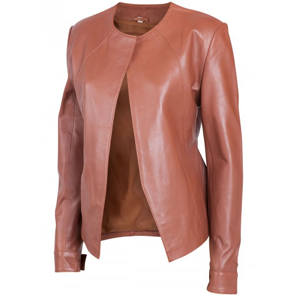 Timeless Black Women Designer Leather Jacket SI-503 - Image 3