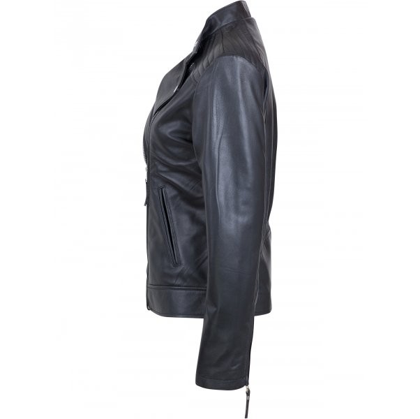 Women's Moto Leather Jacket SI-504 - Image 5