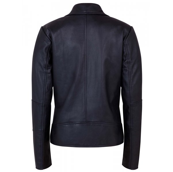 Ladies Black Sheep Leather Jacket SI-505 - Image 4