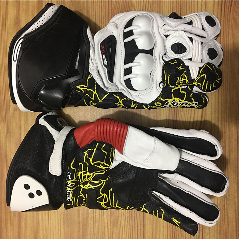 Motorbike Leather Gloves - Image 4