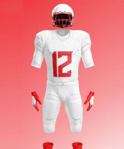Alternative view of American Football Uniform