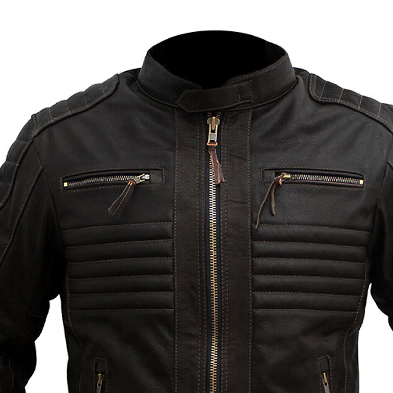 Motorbike Leather Jacket - Image 5